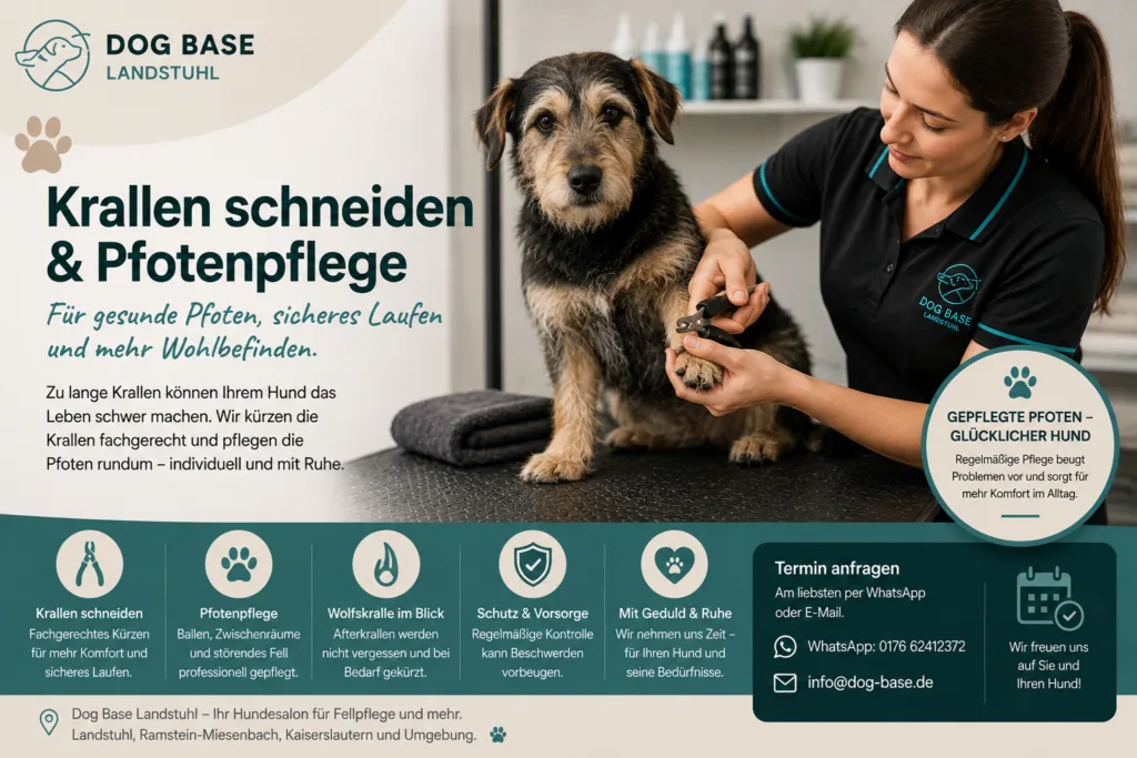 Krallen schneiden & Pfotenpflege