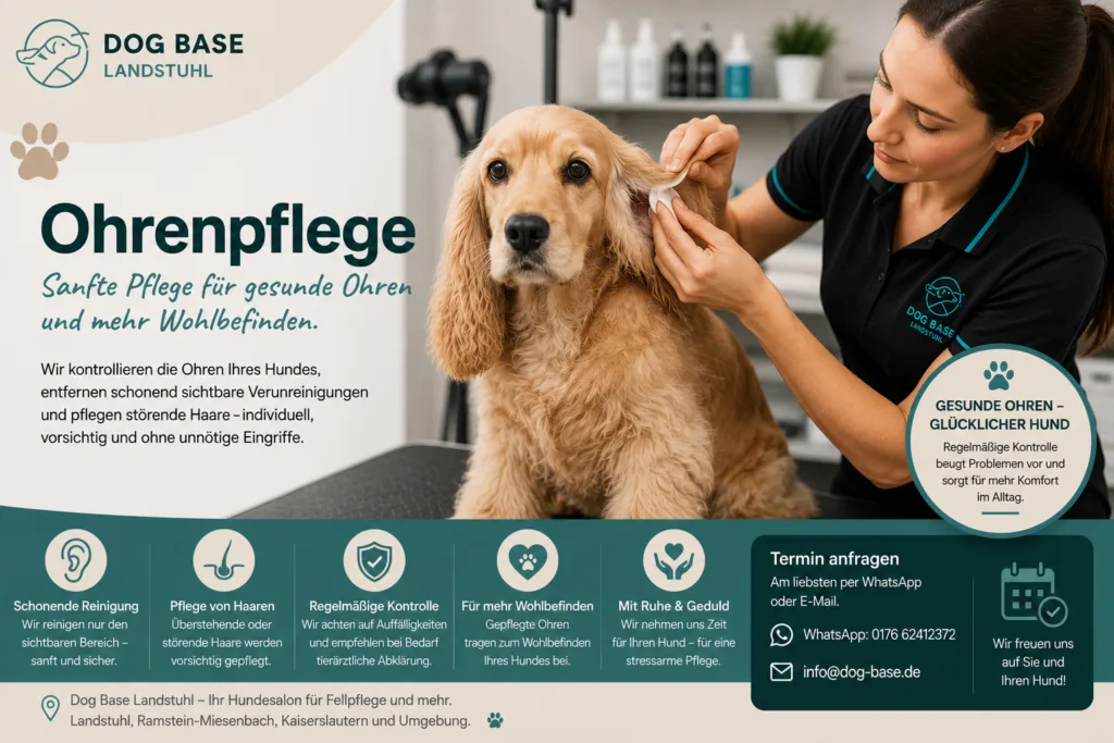 Ohrenpflege beim Hund 1 Ohrenpflege beim Hund in Landstuhl