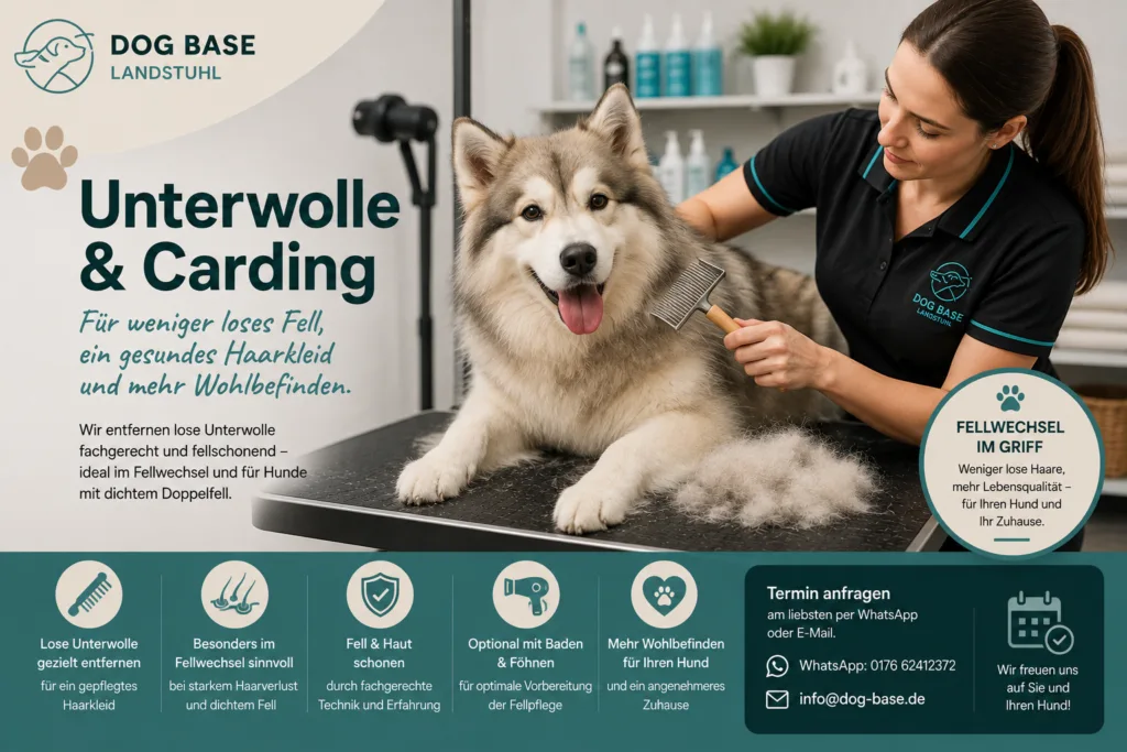 Unterwolle entfernen & Carding in Landstuhl